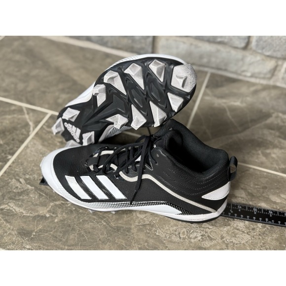 Adidas Icon 6 Bounce Black-White Men's Footwear Baseball Cleats FX2468 Size 13 - Picture 15 of 16
